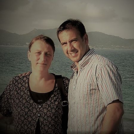 صورة الملف الشخصي لكيرستين فيركيتش مع زوجها مايل