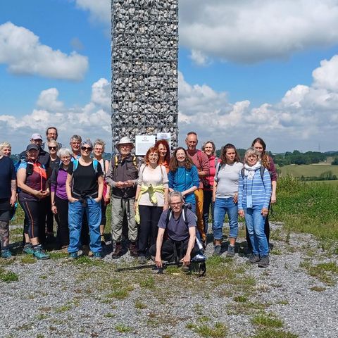 Gruppenfoto der Wanderung mit Tourguide Paul Jürgen Müller