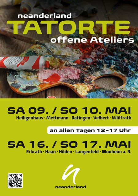 Keyvisual zur Kulturveranstaltung neanderland TATORTE 2026