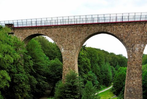 Saubrücke in Velbert am PanoramaRadweg niederbergbahn