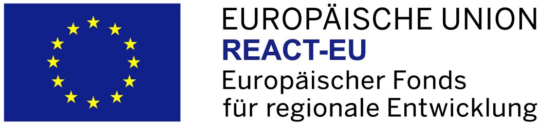 Logo des Förderprojektes REACT-EU