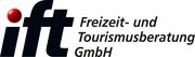 Logo der ift Freizeit- und Tourismusberatung GmbH in schwarzen Buchstaben