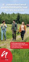 Cover Info-Flyer neanderland WANDERWOCHE 2026