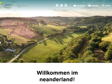 الصفحة الرئيسية لـ neanderland.de