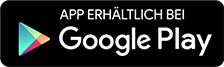 Logo Google Play Store (siyah bir arka planda beyaz "APP MEVCUT ON Google Play" yazısının yanındaki renkli üçgen)